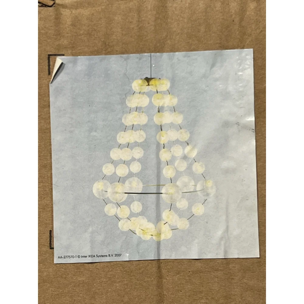 New IKEA GLANSA LYSA Ball Chandelier